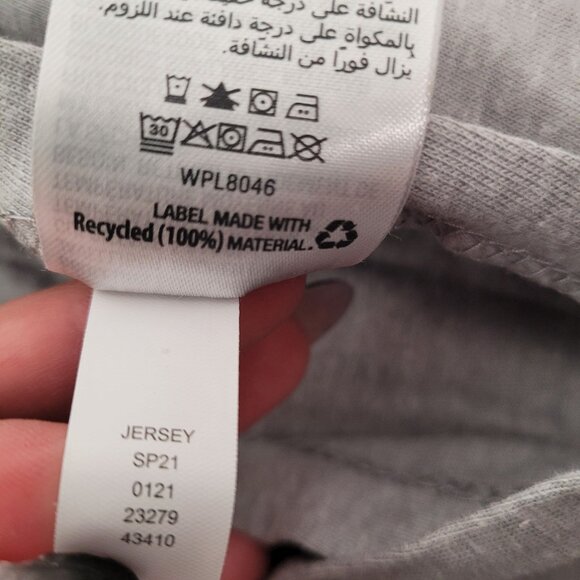 Martha Stewart Collection Soft Gray Jersey Knit 3-Pc. Twin Sheet Set New - Picture 6 of 6